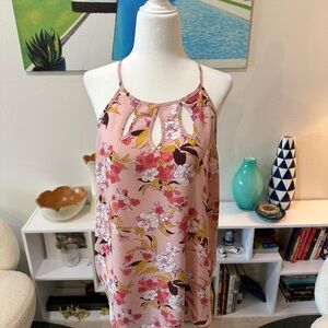 Papermoon Blush and Mustard Floral Blouse